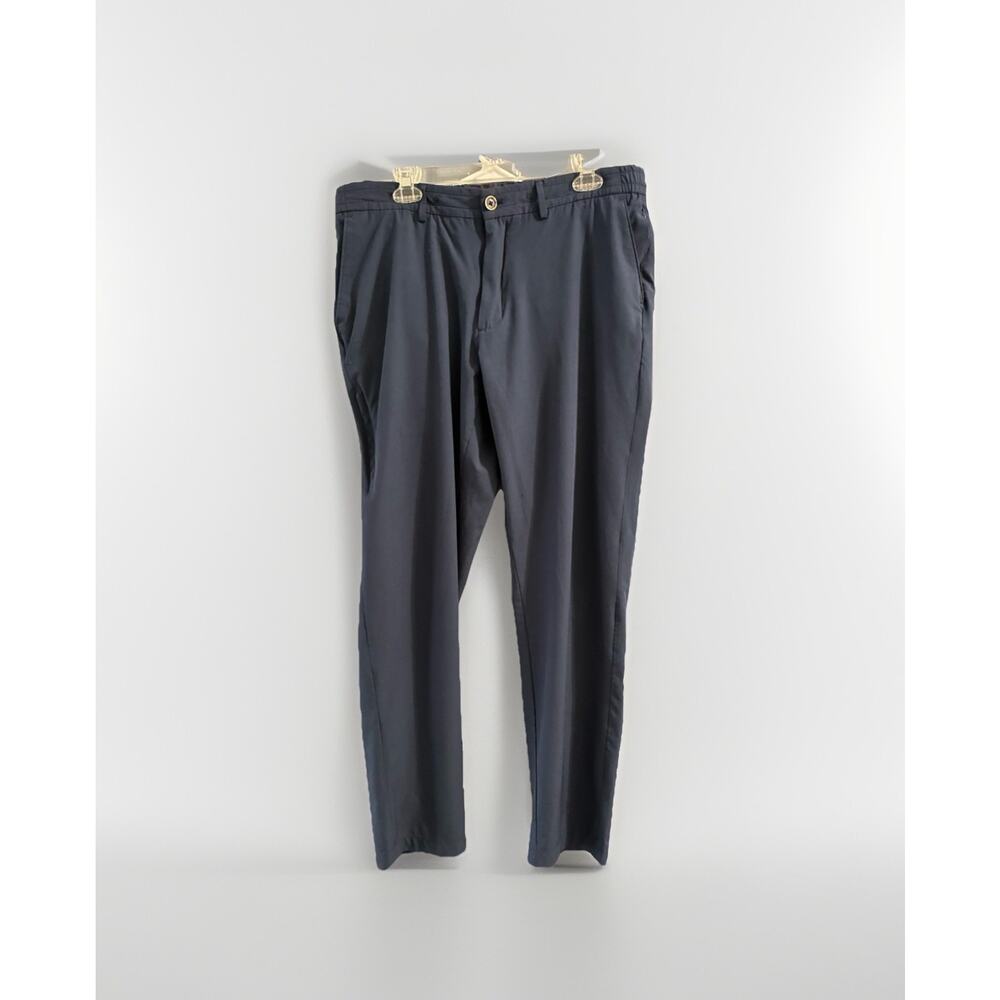 Robert Graham The Perfect Fit Catamaran Motion Chino Pants Navy Sz 36x31 *Read